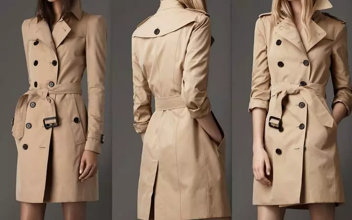 Burberry coat (80 Mga Litrato): Ang modelo sa Kababayen-an Brit ug uban pa gikan sa barberry 327_48
