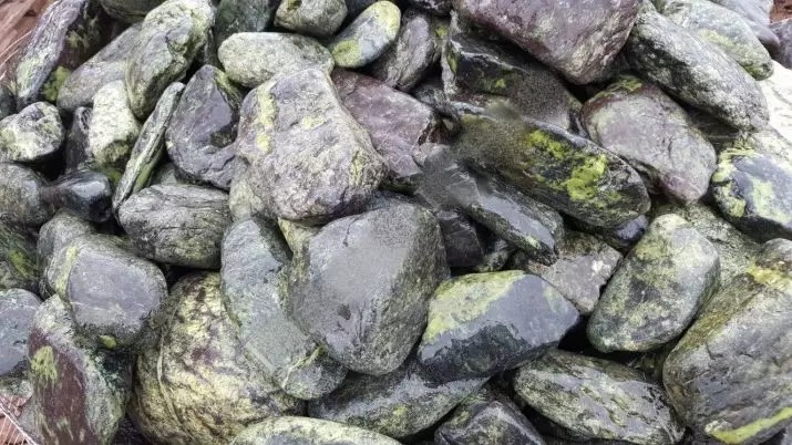 Stone Zmeevik (40 Lluniau): Priodweddau hud a iachau o serpentine, mathau o fwynau, gwerth i bobl. Pwy sy'n dod i fyny? 3288_3