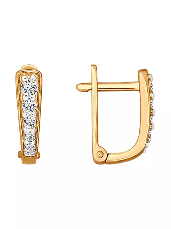 Diamant-Ohrringe (147 Fotos): Wie kann man Goldnelken mit Saphiren auswählen, wie man Gegenstände mit Smaragden säubert 3301_24