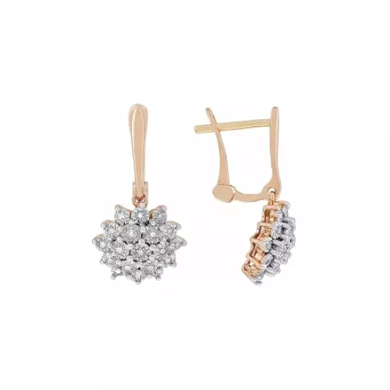 Diamant-Ohrringe (147 Fotos): Wie kann man Goldnelken mit Saphiren auswählen, wie man Gegenstände mit Smaragden säubert 3301_49