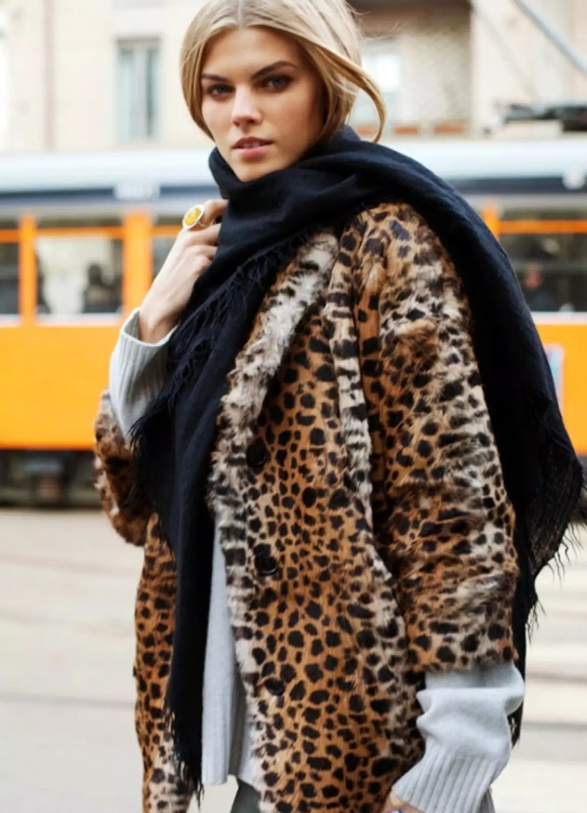 Manteau de fourrure léopard (46 photos): modèles avec imprimé léopard et fourrure léopard 330_13