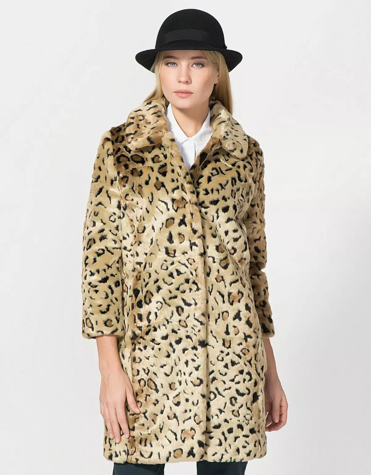 Leopard Fur Coat (46 Gambar): Model dengan Leopard Print and Leopard Fur 330_20