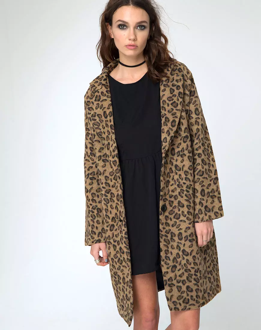 Manteau de fourrure léopard (46 photos): modèles avec imprimé léopard et fourrure léopard 330_22