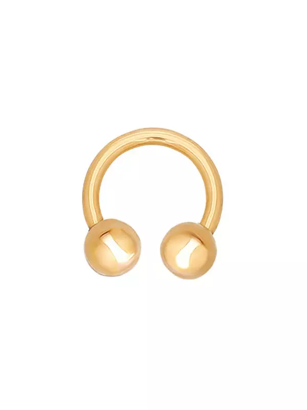 Boucles d'oreilles pour piercing (94 photos): Modèles d'oreille, nombril et nez, or pour langue et lèvres et autres types 3311_18