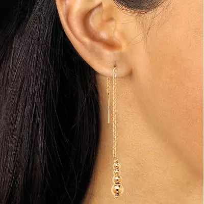 Arany fülbevalók kövek nélkül (48 fotók): modellek nélkül betétek, sárga arany fülbevaló típusai 3325_30