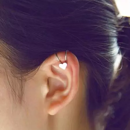 Earrings cheating (19 mga larawan): naka-istilong hikaw na maaaring magsuot ng walang pagbutas 3331_13