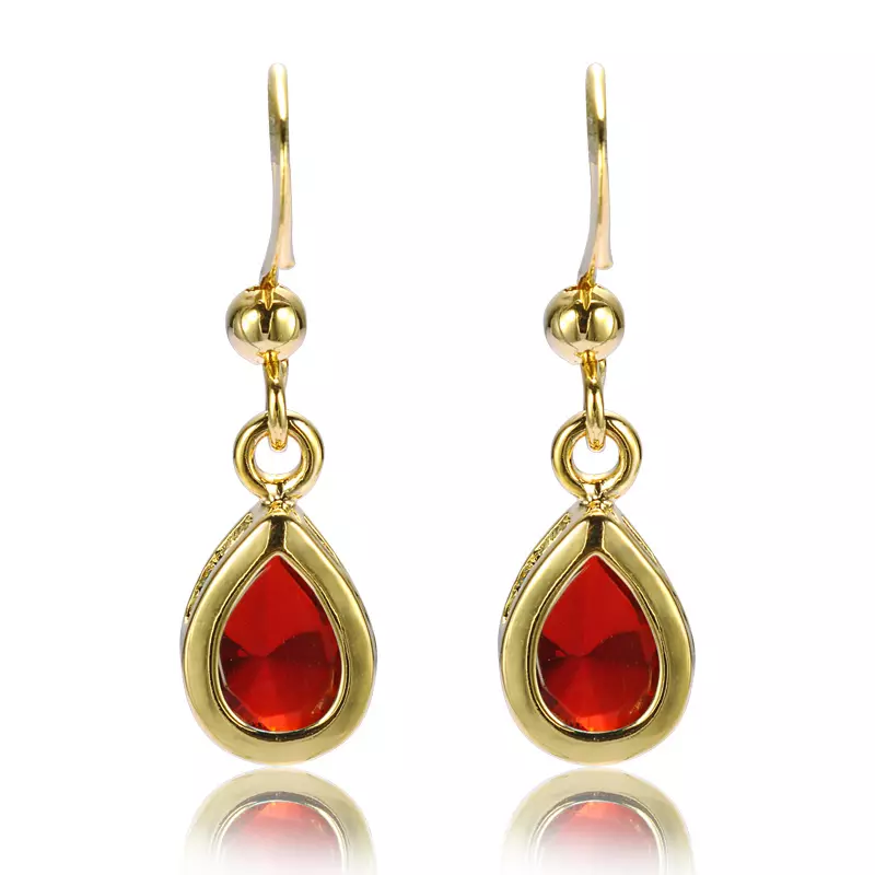 Anting-anting dengan Ruby (66 foto): anting-anting emas dan perak, model perak yang bergaya seperti maskot 3337_27