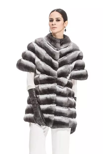 Braschi Fur пальто (46 сүрөт): италиялык моделдер жана алардын өзгөчөлүктөрү, алардын фирмасы жөнүндө сын-пикирлер 333_36