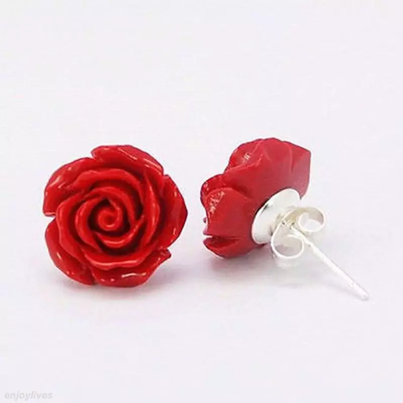 Earrings with coral (67 photos): Black Desert earrings from red coral, model with natural coral 3355_29