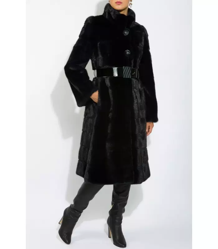 Fellicci fur coats (42 photos): Who manufacturer FELINBERG model, reviews 335_3