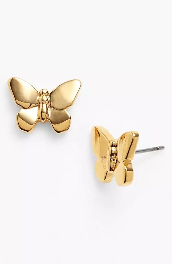 Butterfly earrings (41 photos): what to wear and whom the models are suitable in the form of butterflies 3417_10