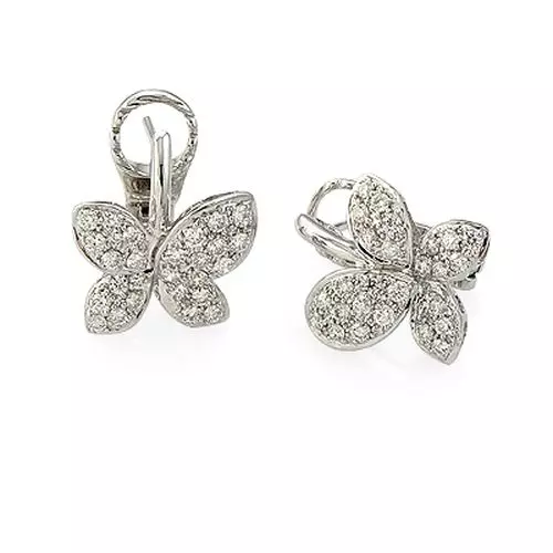 Butterfly Earrings (41 foto): Apa yang harus dipakai dan siapa modelnya cocok dalam bentuk kupu-kupu 3417_17