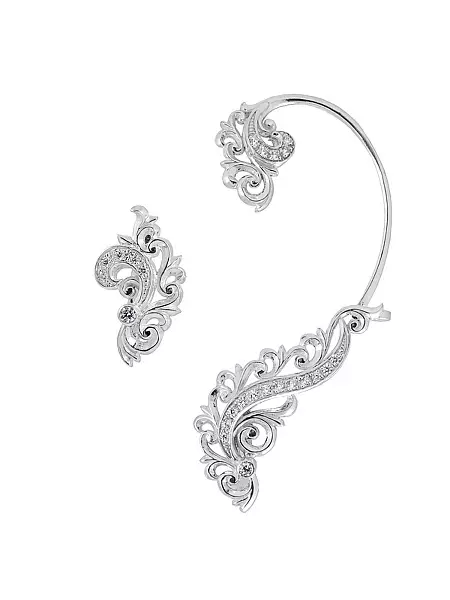 Boucles d'oreilles de mariage (37 photos): Modèles de mariage pour la mariée, longues boucles d'oreilles 3419_23