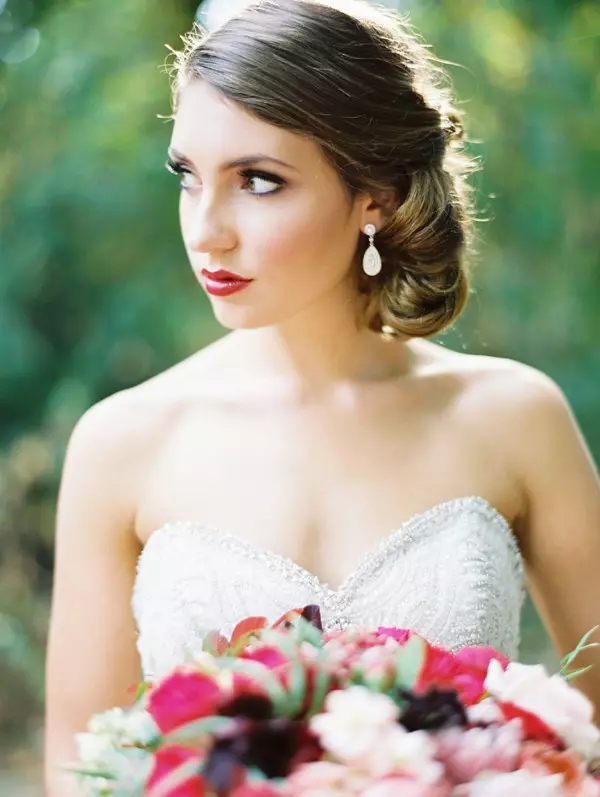 Wedding Oorbelle (37 foto's): Wedding Models vir bruid, Long Earrings 3419_3