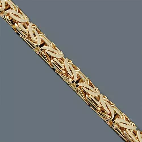 Chain Bismarck (71 լուսանկար). Կանանց ոսկու նախշերը կարդինալով արաբերենով եւ կրկնակի հյուսում պարանոցի վրա, ոսկեզօծ ձեռքը 3476_37