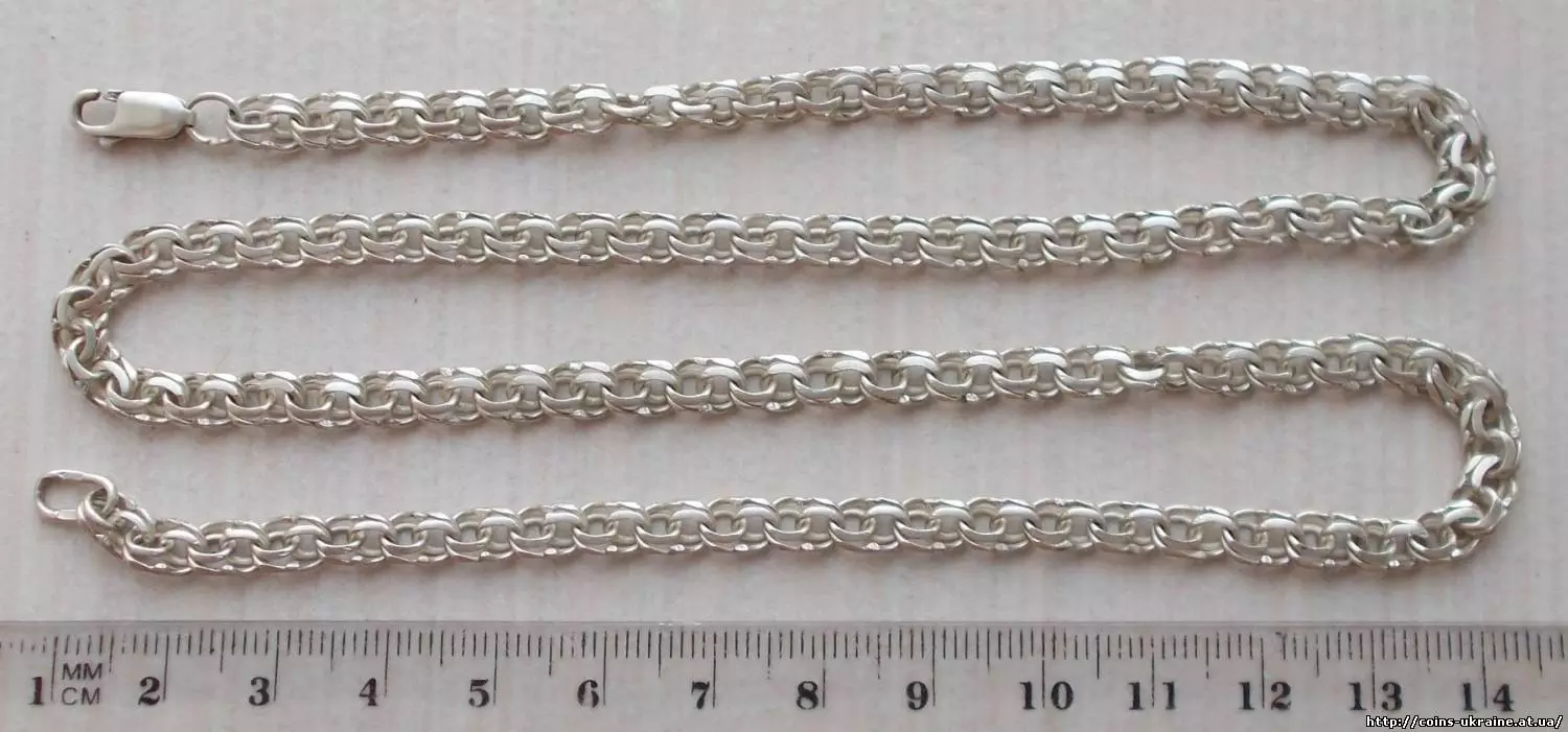 Srebrne verige (112 fotografij): ženske modele na vratu in na srebrni roki s pozlatom, 925 vzorcev s kroglicami, kako jih izbrati 3480_41