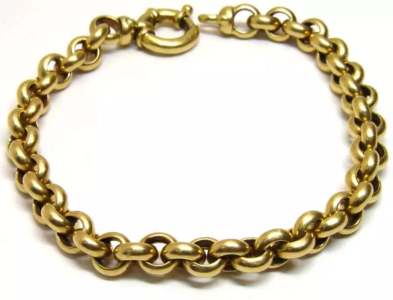 Jenis Tenun Gold Chains (122 foto): Nama jenis tenun model wanita, tenun modis untuk bertiup dan rantai tebal 3488_60