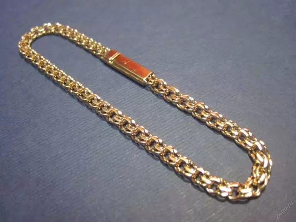Jenis Tenun Gold Chains (122 foto): Nama jenis tenun model wanita, tenun modis untuk bertiup dan rantai tebal 3488_65