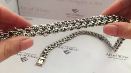 Плетіння срібних ланцюжків (94 фото): види плетіння виробів зі срібла з назвами 3497_61