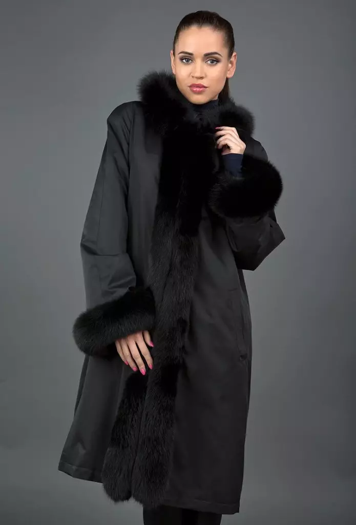 Mantel mit einem Anhang (47 Fotos): Stilvolle weibliche Modelle 349_27