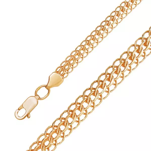 Italian Weaving Chains (53 şəkil): boyun qadın qızıl nümunələri seçmək üçün necə 3501_18