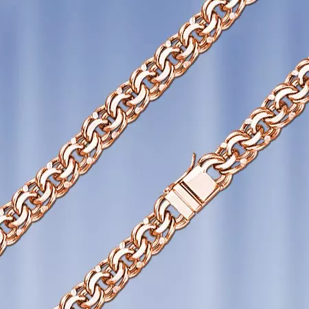 Chain Tenun Italia (53 Foto): Cara milih pola emas wanita ing gulu 3501_8