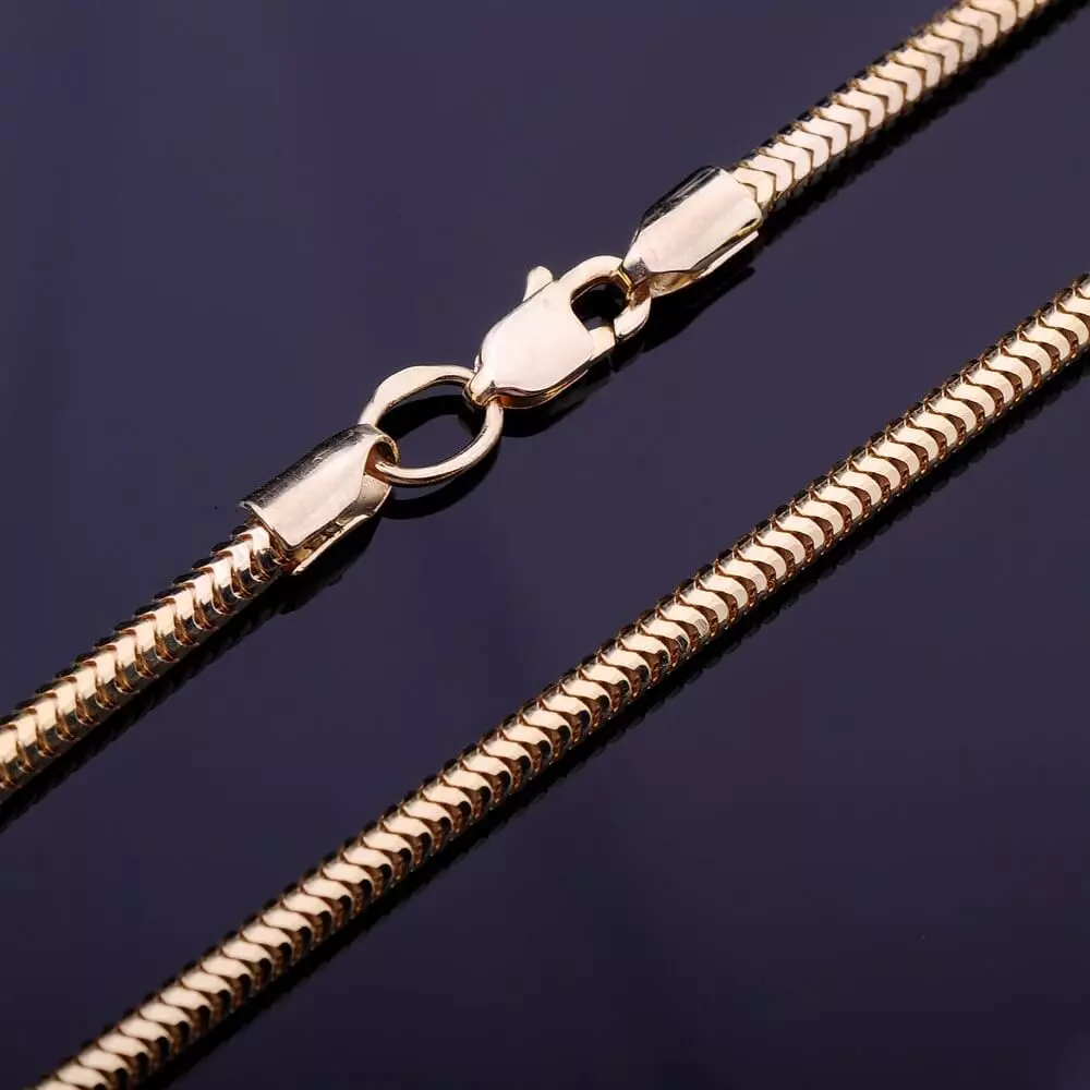 Tanki zlatni lanac (31 fotografije): Ženski modeli s šljunak ispod zlata 3509_14