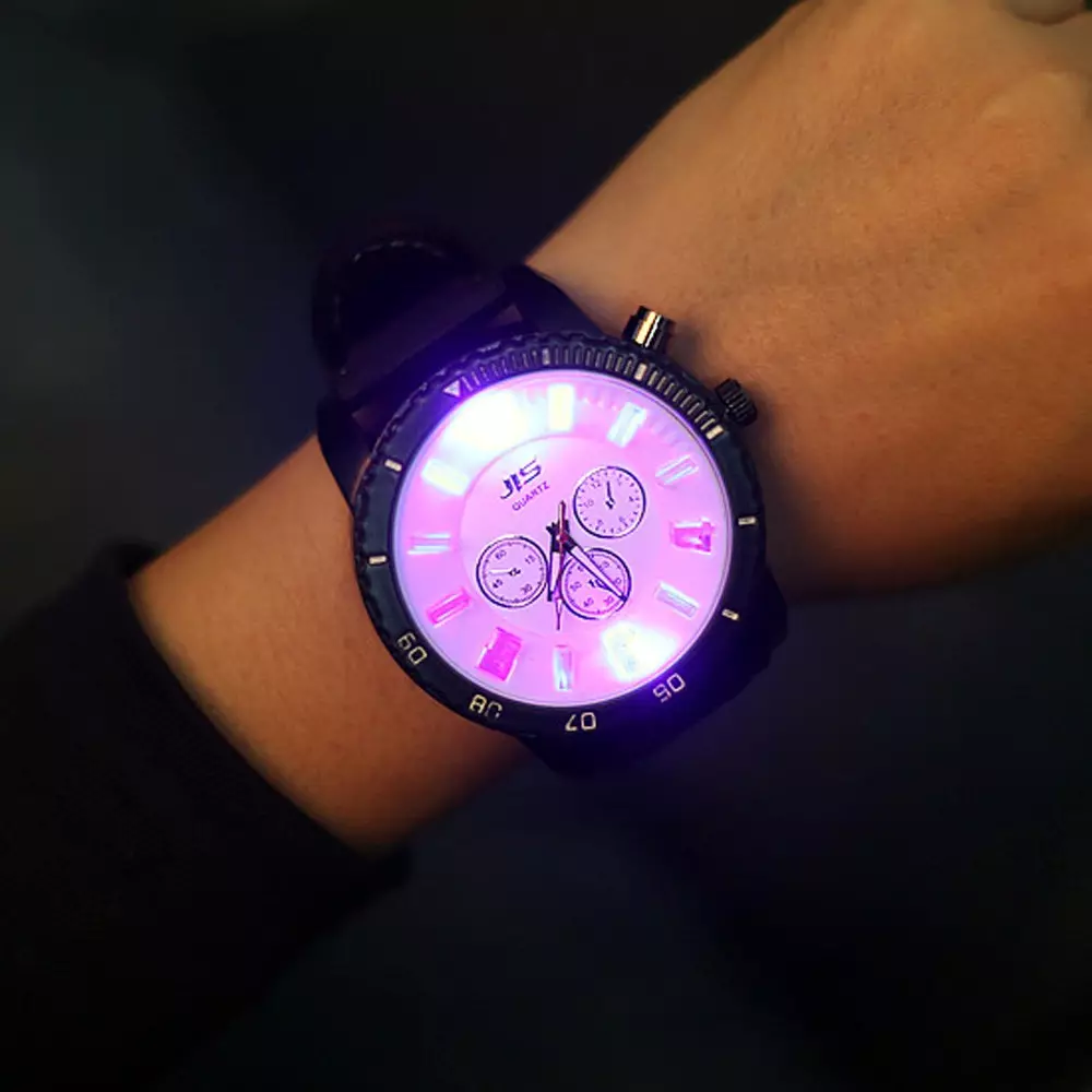 手腕LED手錶（37張照片）：LED矩陣的牆壁產品，優點LED 3527_31