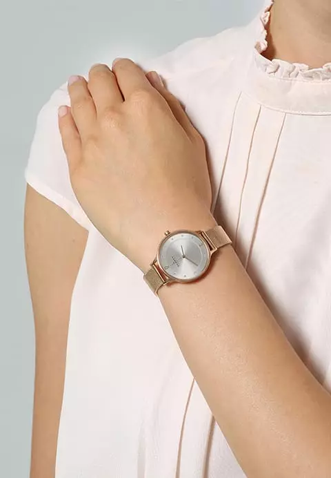 Skagen واچون (71 فوٽن): عورتن جي کلائي دانش ڏسو، Strap نگارن، Skagenis نظريه 3537_8