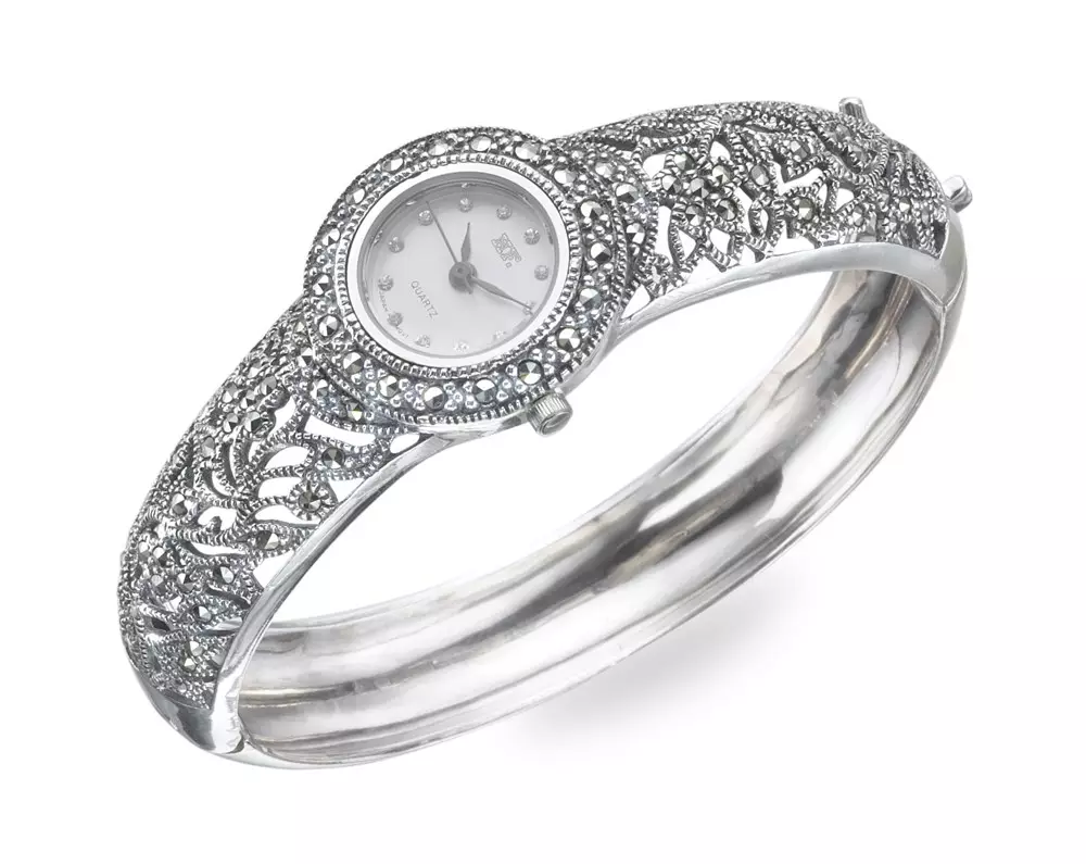 Браслет кольцами часы. Ювелирные часы МАРКАЗИТ из серебра с марказитом Swarovski. Часы, серебро, МАРКАЗИТ, hw229. Часы МАРКАЗИТ серебро 925. Часы hw105 МАРКАЗИТ серебро серебро.