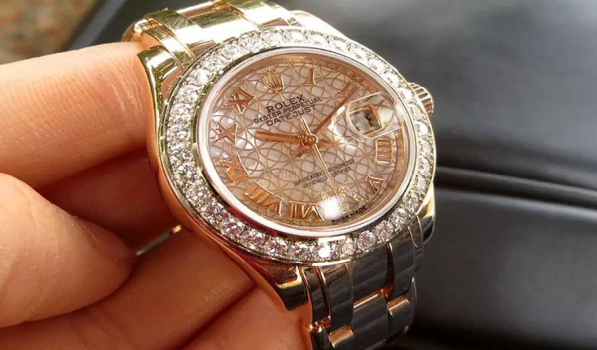 Rolex Watch (picha 105): mifano ya kike, bei ya bidhaa za awali, za juu za mitambo 3547_25