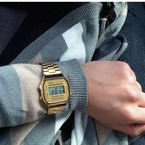 Wristwatches Casio Fanm (107 foto): G-chòk, edifis ak protrek, braslè, entelijan ak modèl elektwonik, ki jan yo diminye braslè 3554_19