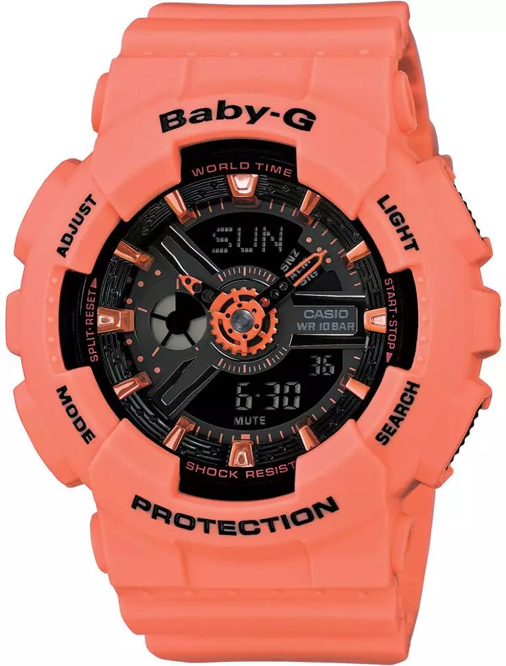 Đồng hồ đeo tay nữ Casio (107 ảnh): G-Shock, Edifice và Protrek, dây đeo, mô hình thông minh và điện tử, cách rút ngắn vòng đeo tay 3554_42