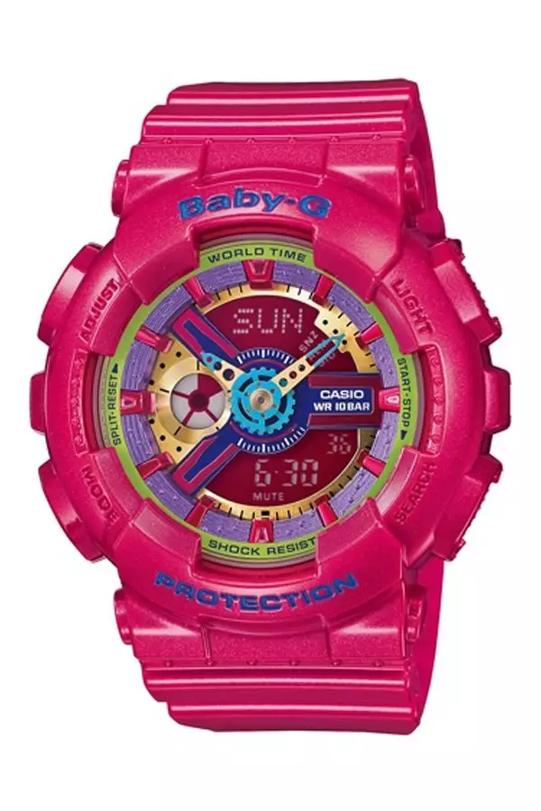 Moterų laikrodžiai Casio (107 nuotraukos): G-Shock, Edifice ir PROTRK, diržas, protingi ir elektroniniai modeliai, kaip sutrumpinti apyrankę 3554_46