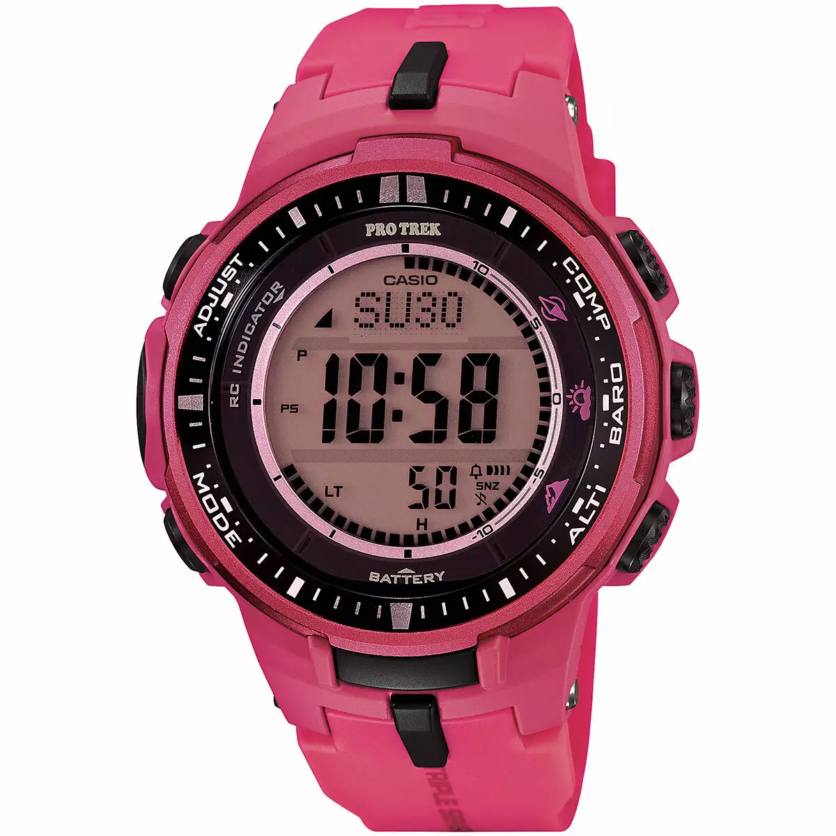 ქალთა Wristwatches Casio (107 ფოტო): G-shock, edifice და protrek, strap, ჭკვიანი და ელექტრონული მოდელები, როგორ შეამციროთ სამაჯური 3554_50