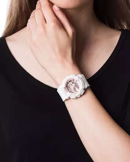 Women's Wristwatches Casio (107 Lluniau): G-Sioc, Edicice a Protrec, Strap, Modelau Smart ac Electronig, Sut i Byrhau Breichled 3554_99