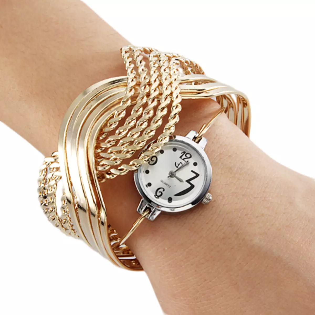 Wristwatch riemen (71 foto's): Leder en Nylon Damesmodellen, dy't better is om te kiezen, silikon en oare soarte 3555_58