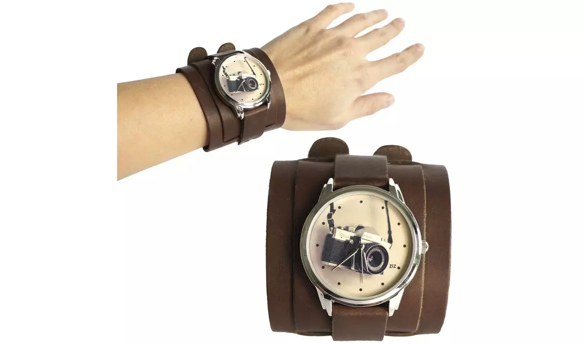 Wristwatch riemen (71 foto's): Leder en Nylon Damesmodellen, dy't better is om te kiezen, silikon en oare soarte 3555_8