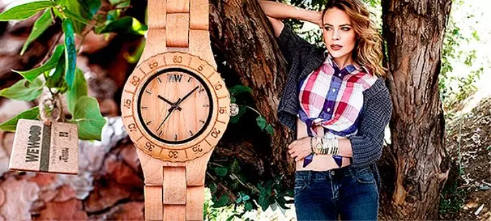 Дрвени зглобни часовници (50 фотографии): женски модели со дрвен случај од Wewood и Bobo Bird, requests 3557_10