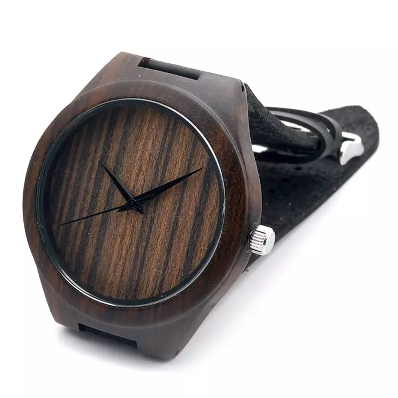 Wooden Watch Watch (50 fotoj): inaj modeloj kun ligna kazo de Wewood kaj Bobo-birdo, recenzoj 3557_27