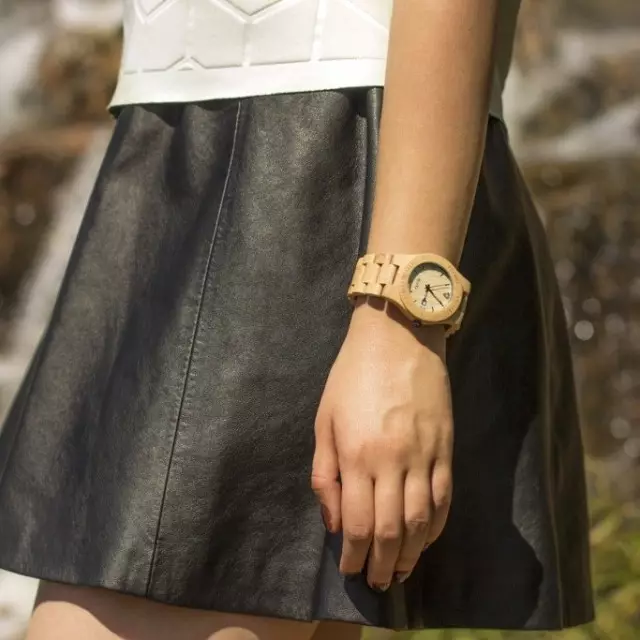 Đồng hồ đeo tay bằng gỗ (50 ảnh): Người mẫu nữ có vỏ gỗ từ Wewood và Bobo Bird, Nhận xét 3557_38
