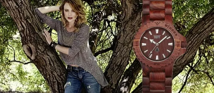 Дрвени зглобни часовници (50 фотографии): женски модели со дрвен случај од Wewood и Bobo Bird, requests 3557_40