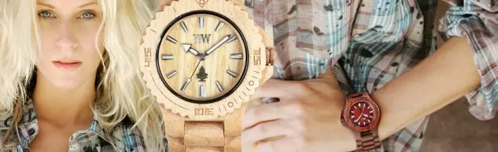 Wooden Watch Watch (50 fotoj): inaj modeloj kun ligna kazo de Wewood kaj Bobo-birdo, recenzoj 3557_5