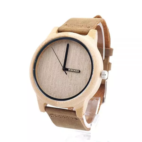 Wooden Watch Watch (50 fotoj): inaj modeloj kun ligna kazo de Wewood kaj Bobo-birdo, recenzoj 3557_7
