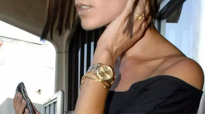Ceas de aur cu o brățară de aur (77 fotografii): modele de aur ale femeilor 3559_18
