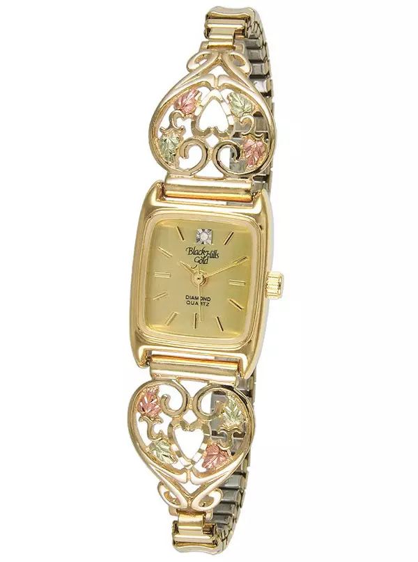 Златен часовник со златна нараквица (77 фотографии): Женски златни обрасци 3559_44