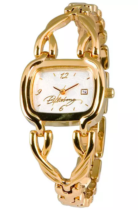 Gouden klok mei in gouden armband (77 foto's): Damesgoud patroanen 3559_48