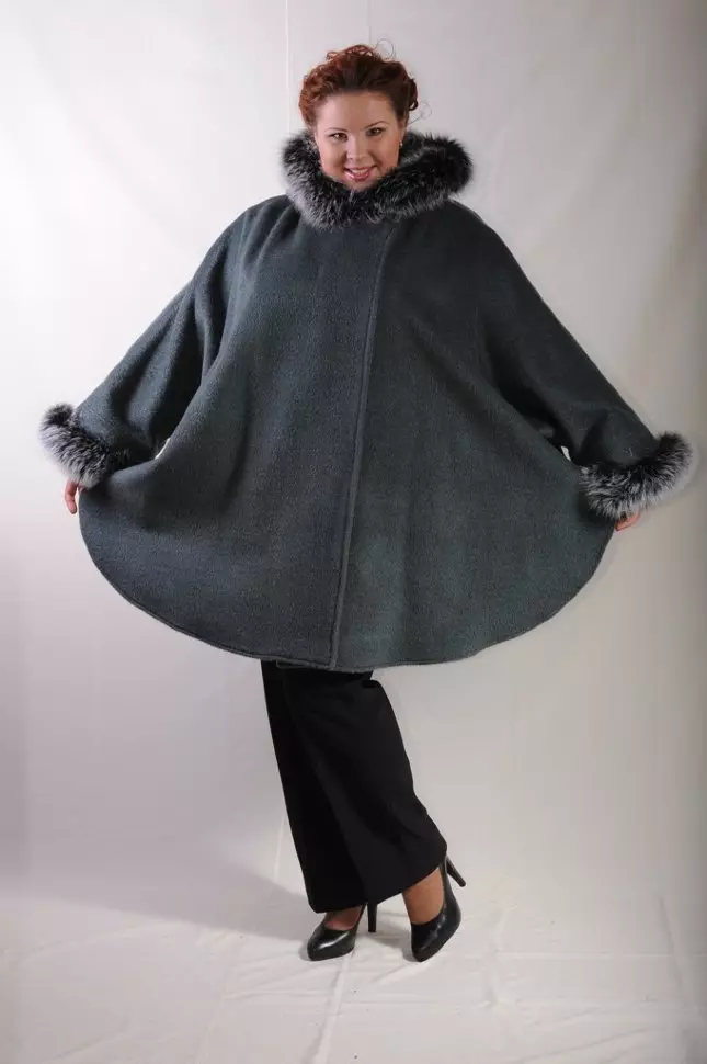 Vrouwelijke manto (57 foto's): mantel met stijlvolle hooded 356_23