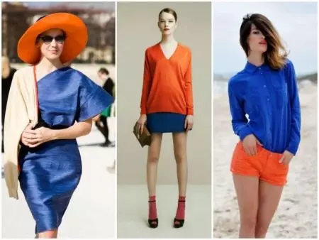 Yhdistelmä sininen vaatteissa (127 kuvaa): Mitä yhdistää tummansiniset, vaihtoehdot päällysvaatteet, mikä tarkoittaa väriä 3599_65