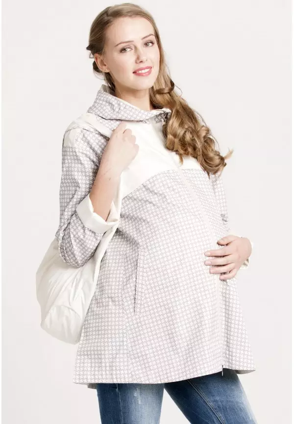 Плащ для вагітних (40 фото): пальто-плащ і куртка-плащ від Адель, HM, Modress і Sweet mama 359_11